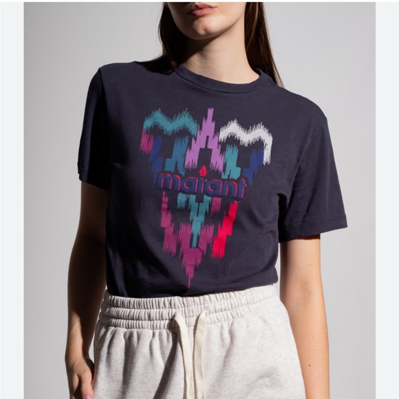 Isabel Etoile Marant Tops - Isabel Etoile Marant Zewel Graphic T-Shirt